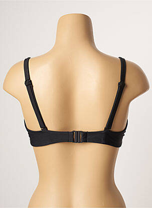 Sutien de costum de baie elasticitate sutien balconet cu decolteu înalt negru BESTFORM femeie