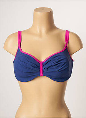 Sutien de costum de baie elasticitate top sutien modelat albastru BELCOR femeie
