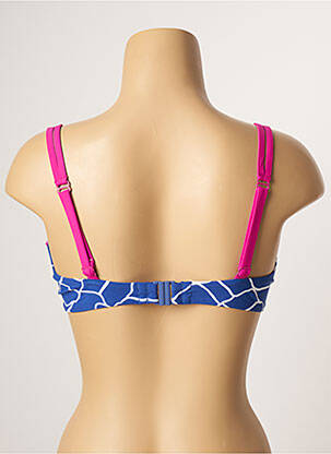 Sutien de costum de baie elasticitate top sutien modelat albastru BELCOR femeie