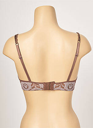 Sutien efect material satinat top sutien modelat maro PASSIONATA femeie