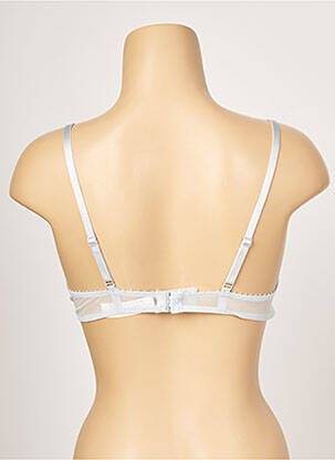 Sutien efect material satinat top sutien push-up albastru PASSIONATA femeie