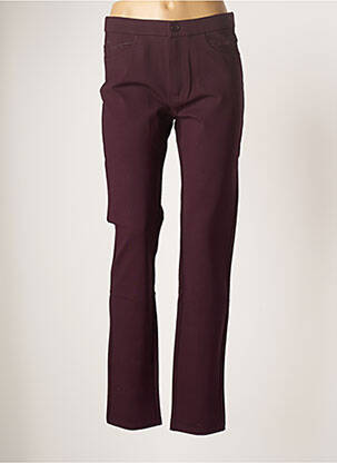 Pantalon slim elasticitate mărime normală violet YOULINE femeie