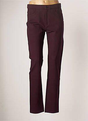 Pantalon slim elasticitate mărime normală violet YOULINE femeie