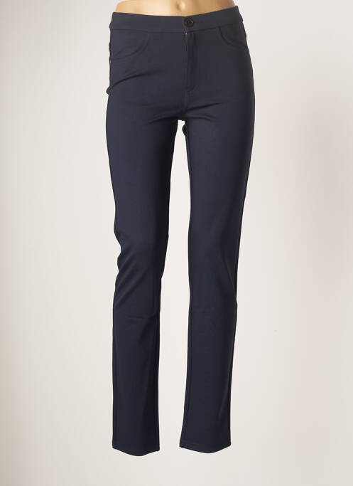 Pantalon slim albastru YOULINE femeie