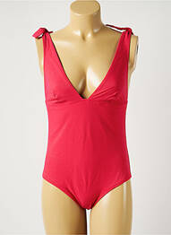 Costum de baie dintr-o singură piesă elasticitate top triunghiuri roz SIMONE PERELE femme