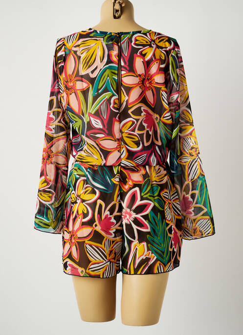 Salopetă scurtă negru CHERRY BEACH femeie