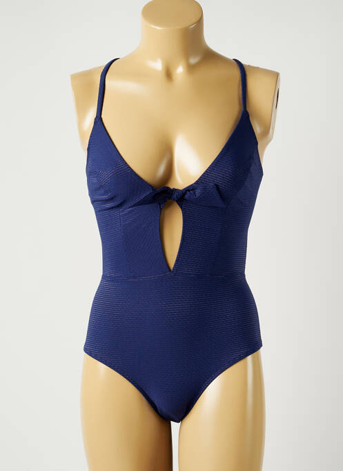 Costum de baie dintr-o singură piesă albastru SIMONE PERELE femeie