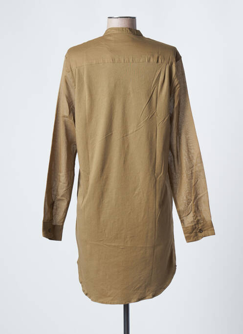 Tunică mâneci lungi verde MAJESTIC FILATURES femeie