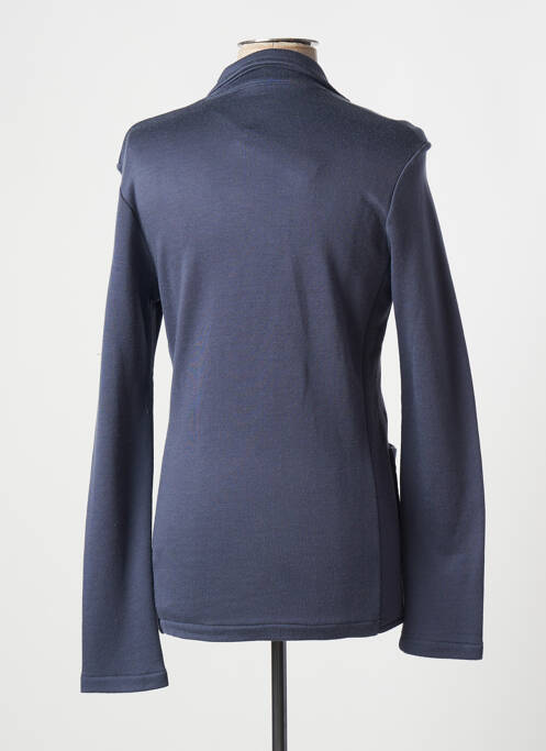 Jachete casual albastru MAJESTIC FILATURES femeie