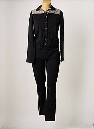 Salopetă-pantalon negru HBT femeie