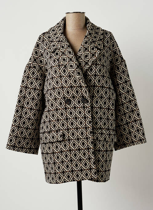 Palton lung negru DIXIE femeie