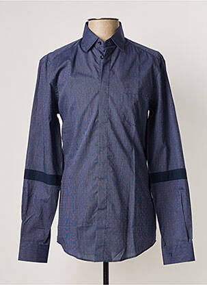 Cămașă cu mâneci lungi albastru TRUSSARDI JEANS bărbat