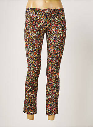 Pantalon 7/8 elasticitate talie joasă negru PLEASE femeie