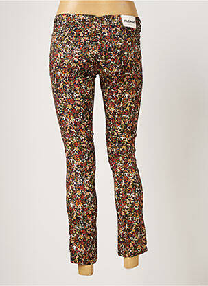 Pantalon 7/8 elasticitate talie joasă negru PLEASE femeie