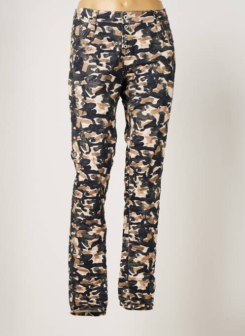 Pantalon slim bej PLEASE femeie