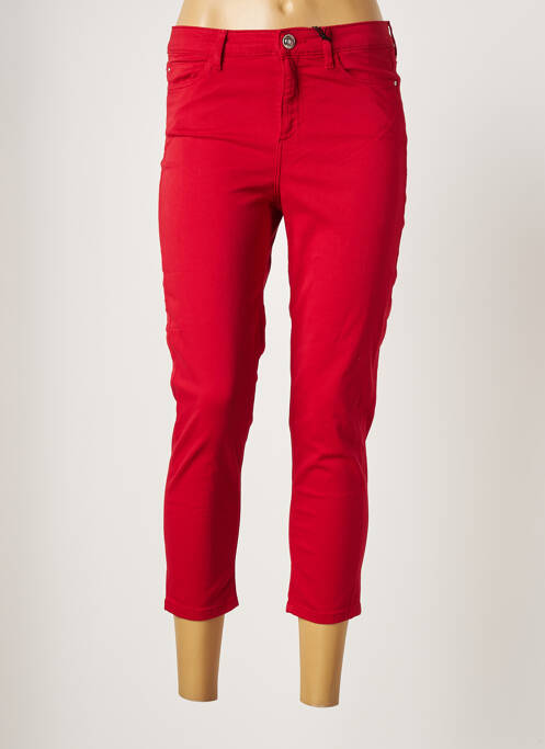 Pantalon trei sferturi elasticitate mărime normală roșu GUESS femme