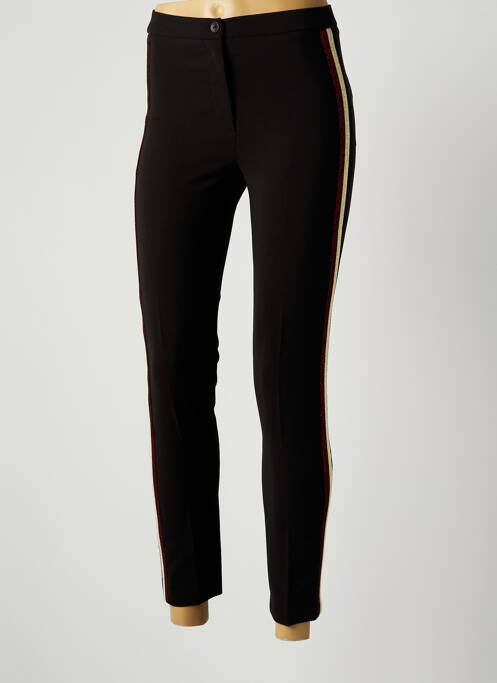 Pantalon slim negru LAUREN VIDAL femeie