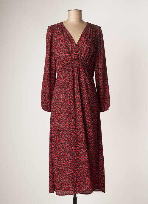 Rochie midi roșu LAUREN VIDAL femeie