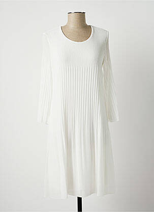 Rochie midi alb LAUREN VIDAL femeie