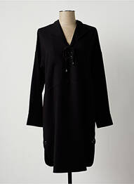 Rochie midi mâneci lungi mâneci lungi negru LAUREN VIDAL femeie