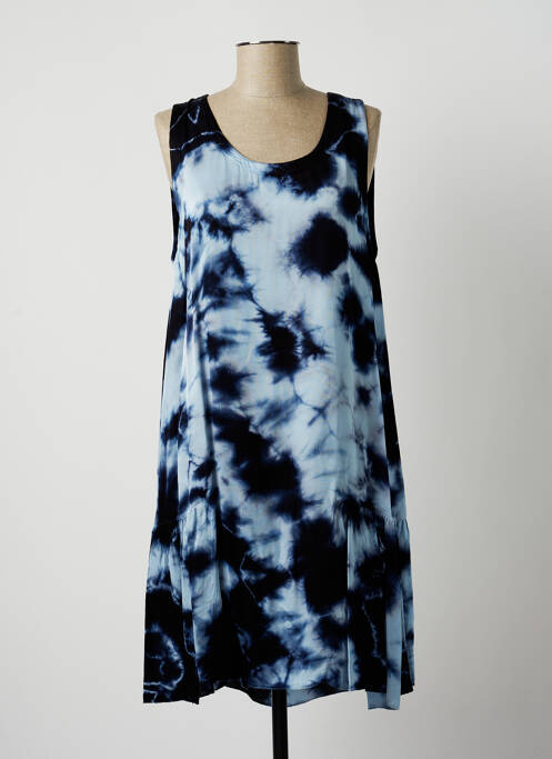 Rochie midi albastru LAUREN VIDAL femeie