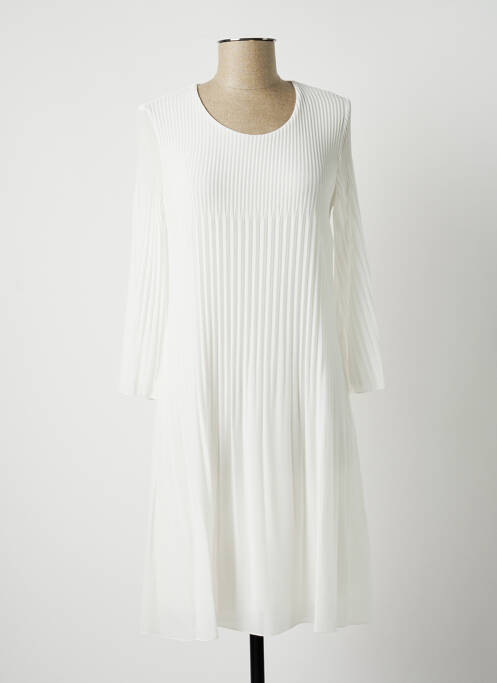 Rochie midi alb LAUREN VIDAL femeie