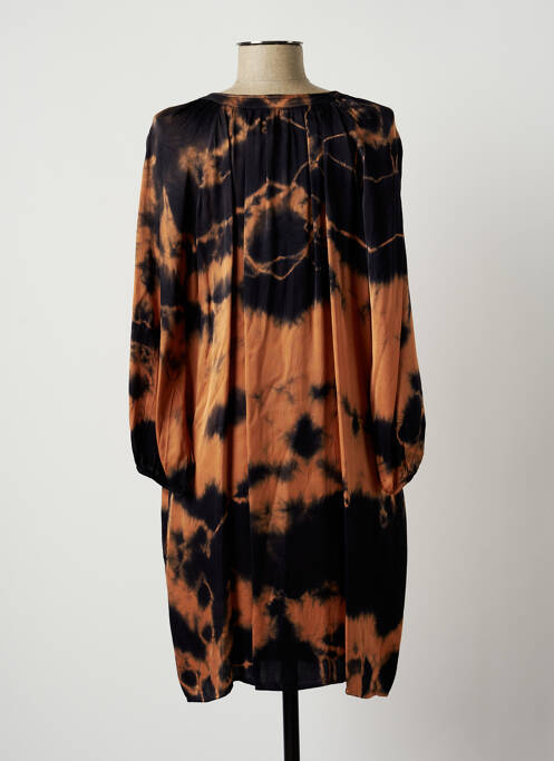 Rochie midi portocaliu LAUREN VIDAL femeie