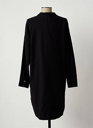 Rochie midi mâneci lungi mâneci lungi negru LAUREN VIDAL femeie