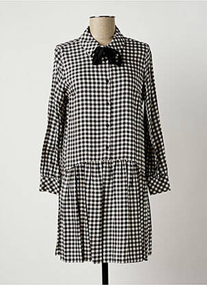 Rochie midi mâneci lungi mâneci lungi negru LAUREN VIDAL femeie
