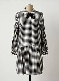 Rochie midi mâneci lungi mâneci lungi negru LAUREN VIDAL femme
