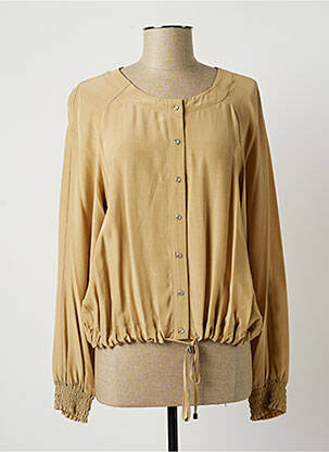 Cămașă bej LAUREN VIDAL femeie