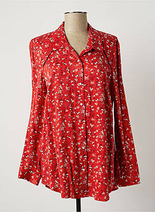 Tunică mâneci lungi roșu LAUREN VIDAL femeie