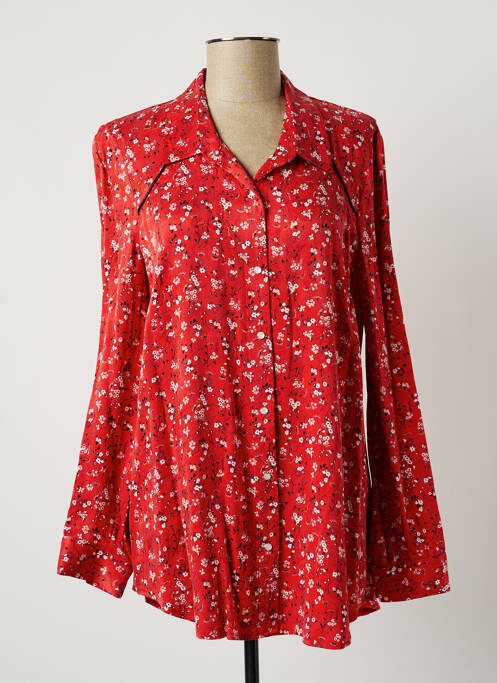 Tunică mâneci lungi roșu LAUREN VIDAL femeie