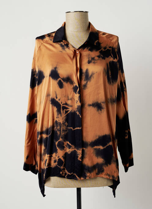 Cămașă portocaliu LAUREN VIDAL femeie