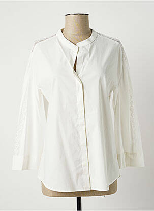 Cămașă alb LAUREN VIDAL femeie