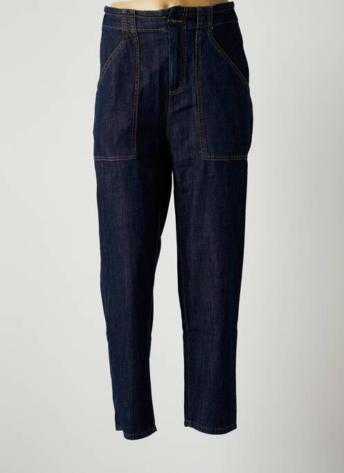 Blugi cu croială dreaptă albastru LAUREN VIDAL femeie