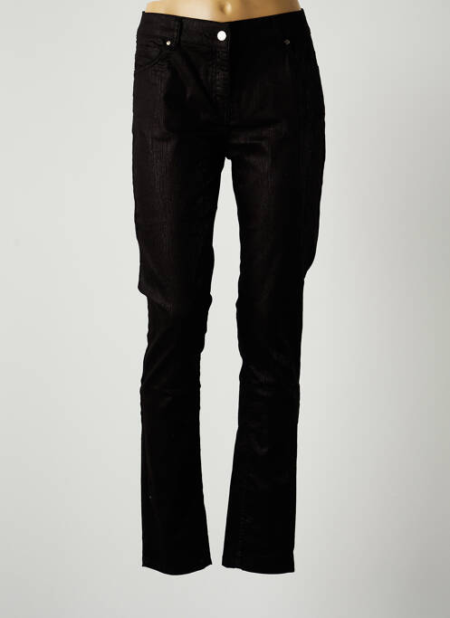 Pantalon slim negru LAUREN VIDAL femeie