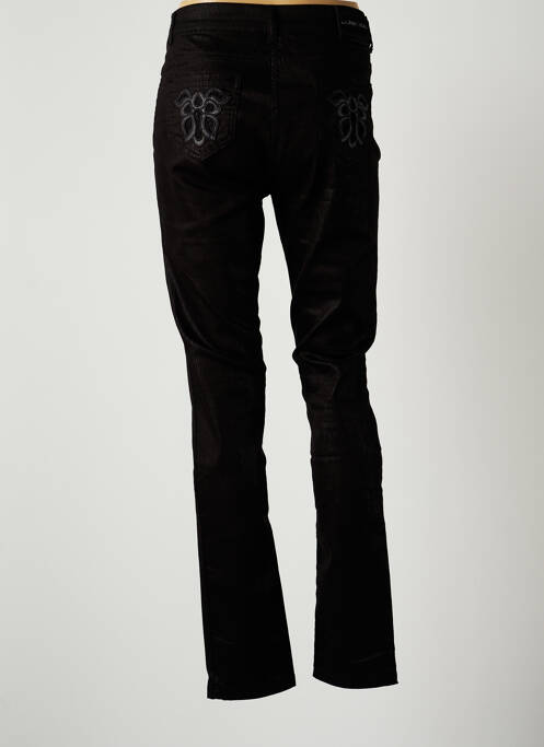 Pantalon slim negru LAUREN VIDAL femeie