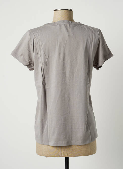 Tricou gri LAUREN VIDAL femeie