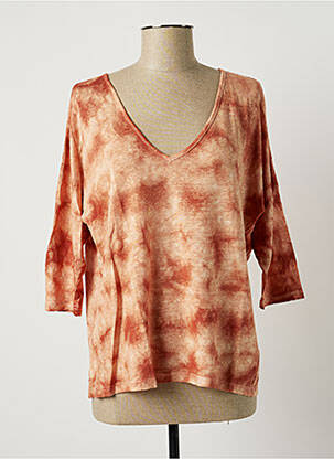 Pulover portocaliu LAUREN VIDAL femeie