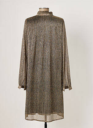 Rochie midi mâneci lungi mâneci lungi galben HARTFORD femeie
