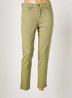 Pantalon slim elasticitate mărime normală verde FIVE femeie