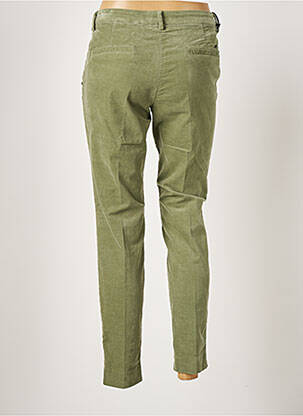 Pantalon chino închidere cu fermoar sub clapetă cu nasturi mărime normală verde MASON'S femeie