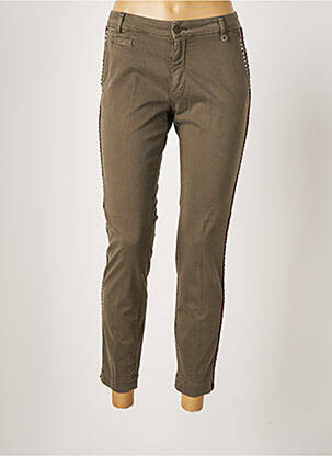 Pantalon 7/8 elasticitate mărime normală verde MASON'S femeie