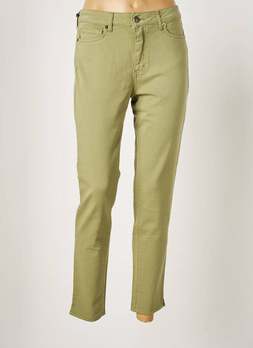 Pantalon slim verde FIVE femeie