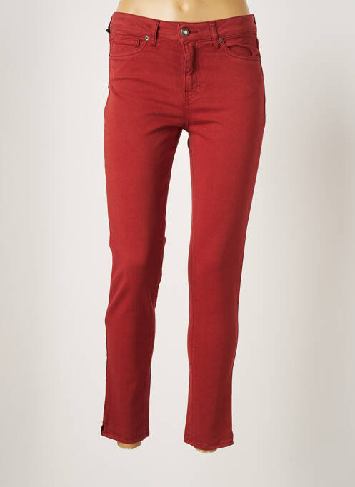 Pantalon slim portocaliu FIVE femeie