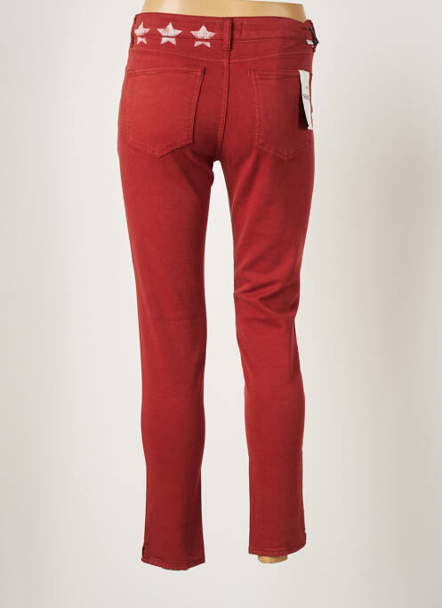 Pantalon slim portocaliu FIVE femeie