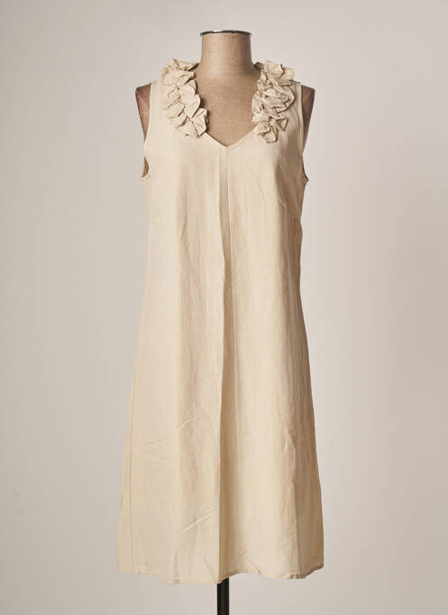 Rochie midi bej NINATI femeie