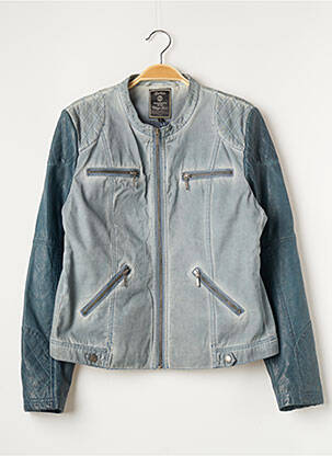 Geci din piele ecologică albastru GEISHA femeie