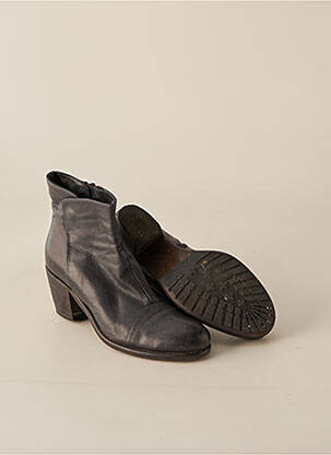 Botine/ghete material neted toc de 4 la 6 cm negru MORENA GABBRIELLI femeie